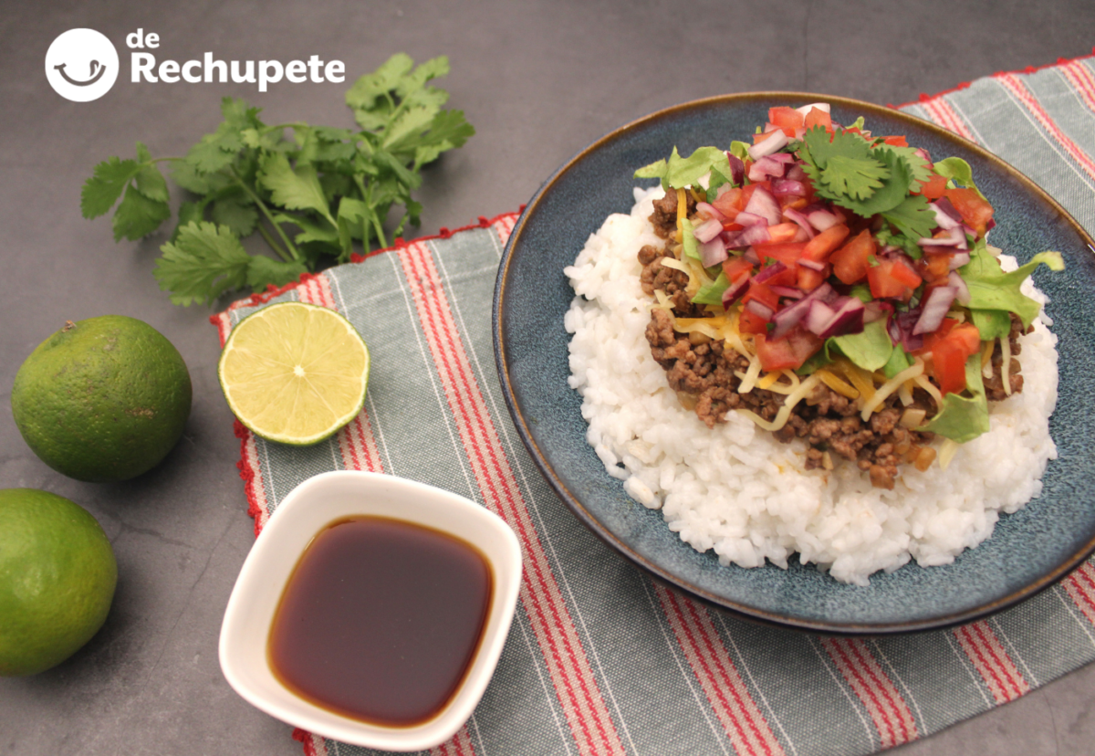 Taco rice: fusión japonesa y tex-mex en un plato