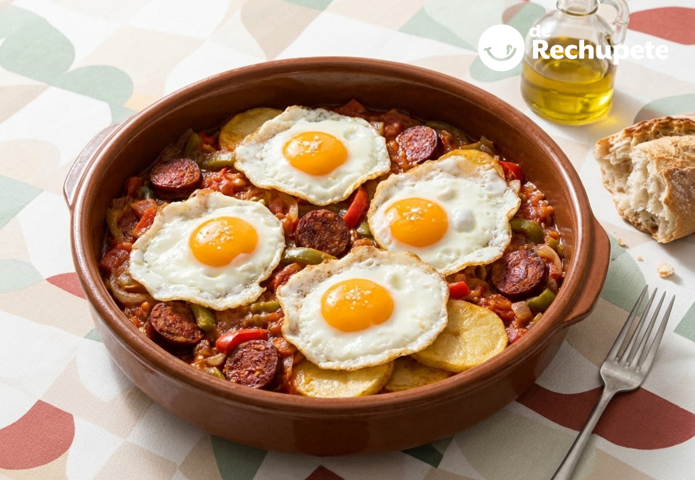 Huevos a la riojana: receta de sartén lista en 30 minutos