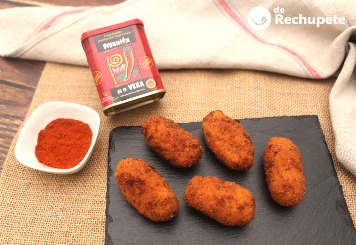 Croquetas de chorizo caseras cremosas y crujientes