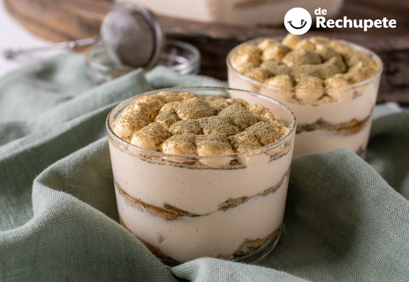Tiramisú de té matcha: receta fácil y cremosa