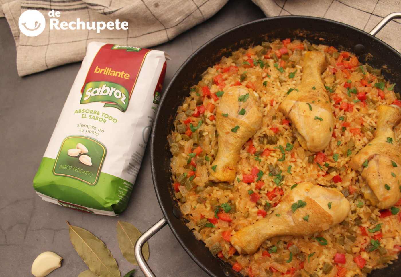 Arroz con muslitos de pollo: receta tradicional fácil