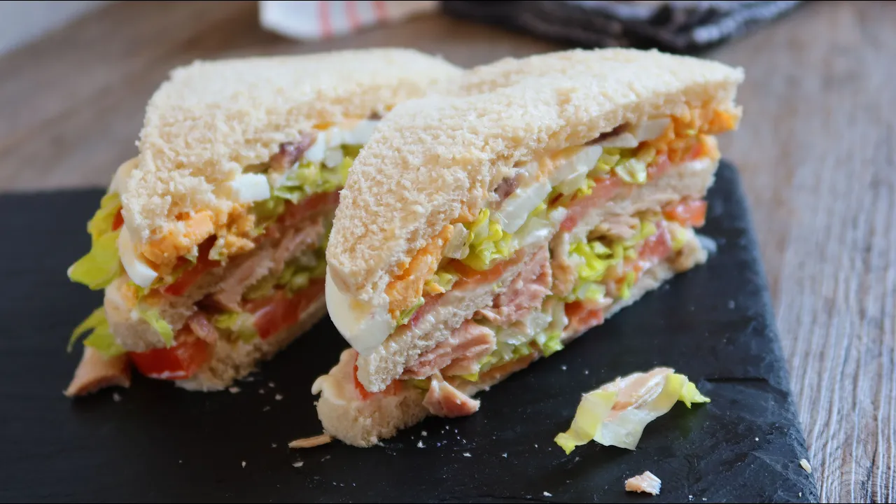 Sándwich vegetal de atún: cena fresca en 15 minutos